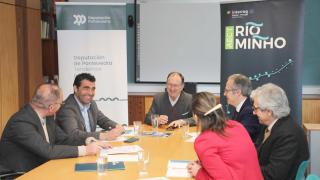 Reunión entre Diputación de Pontevedra y Aect Rio Minho