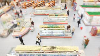 Imagen del interior de un supermercado.