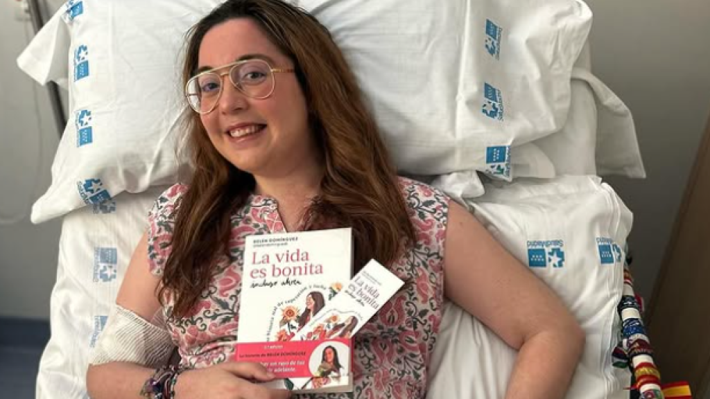 Belén Domínguez en una de las fotografías que subió a Instagram.