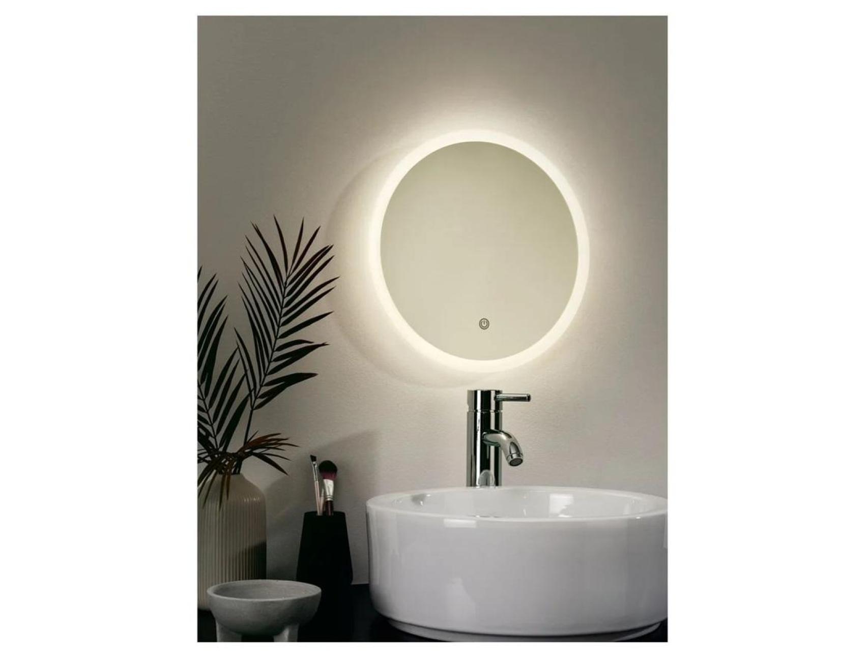 Espejo con LED de Lidl.