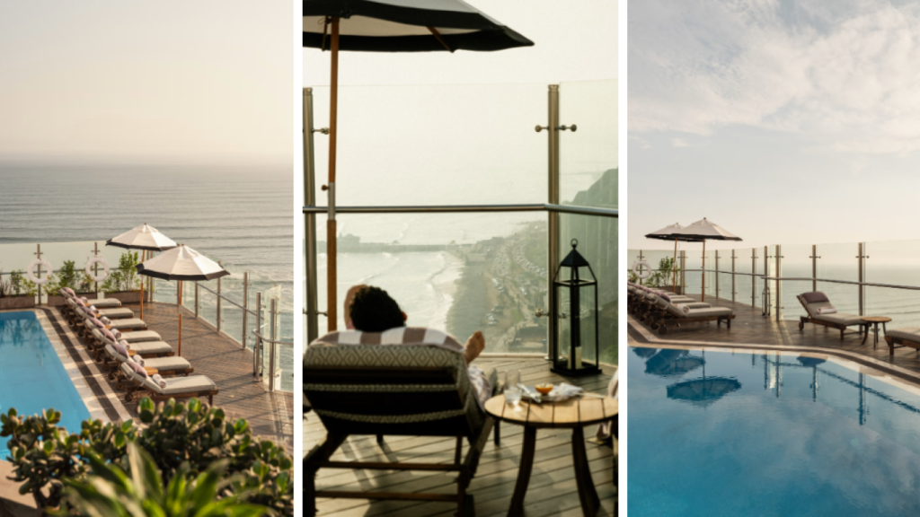 La piscina del hotel de Shakira en Perú.