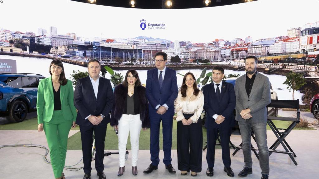 Inauguración del plató virtual inmersivo de A Coruña