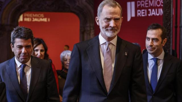 El rey Felipe VI a su llegada al acto de entrega de los Premios Rei Jaume I. Rober Solsona/Europa Press