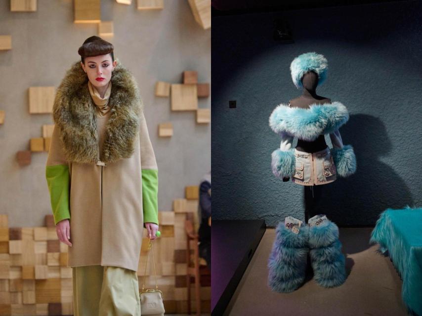 Siluetas de los desfiles de Maison Mesa y Dominnico.