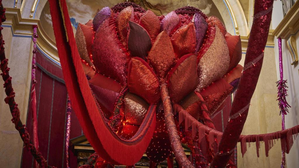 El Flaming Heart de Joana Vasconcelos en Liria.