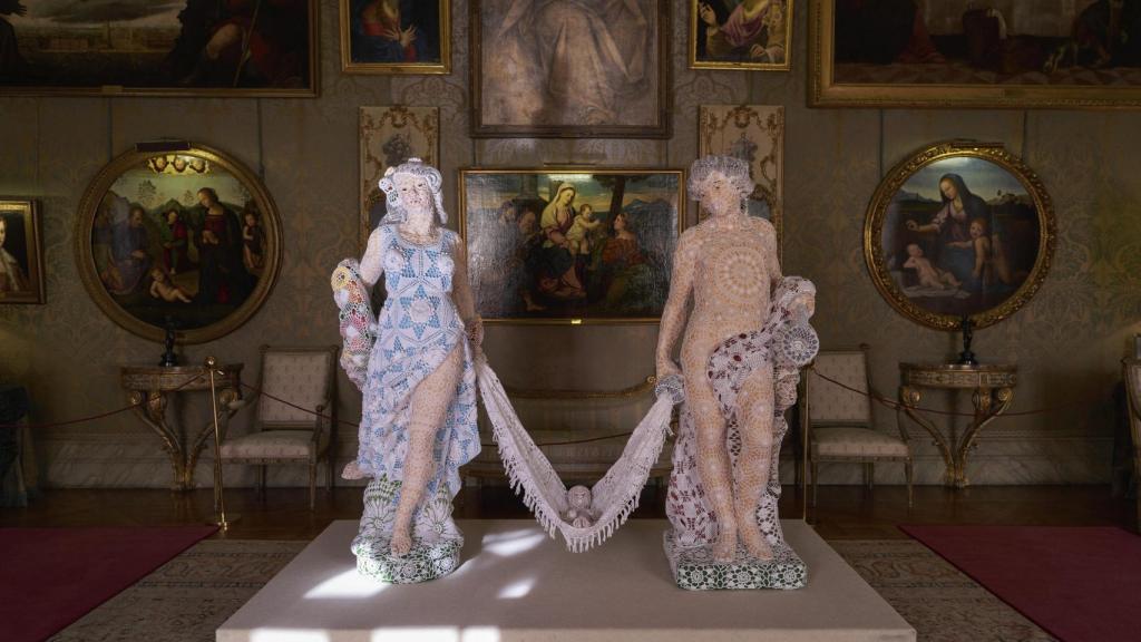 La obra de la familia de Joana Vasconcelos.