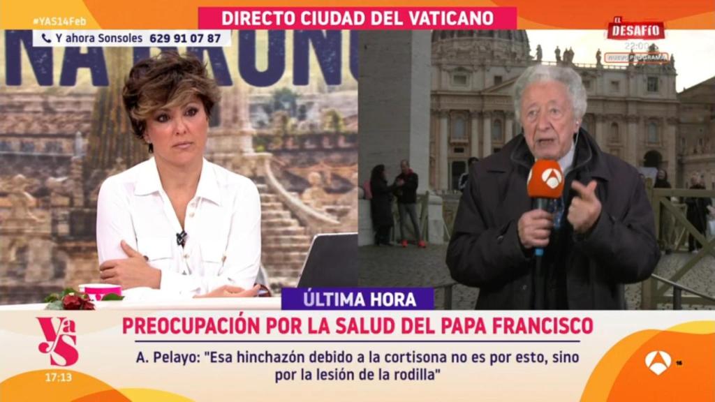 Sonsoles Ónega conversa con Antonio Pelayo, en 'Y ahora Sonsoles'