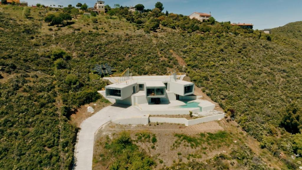 Vista aérea de la casa de Torremocha, en Torremocha del Jarama.