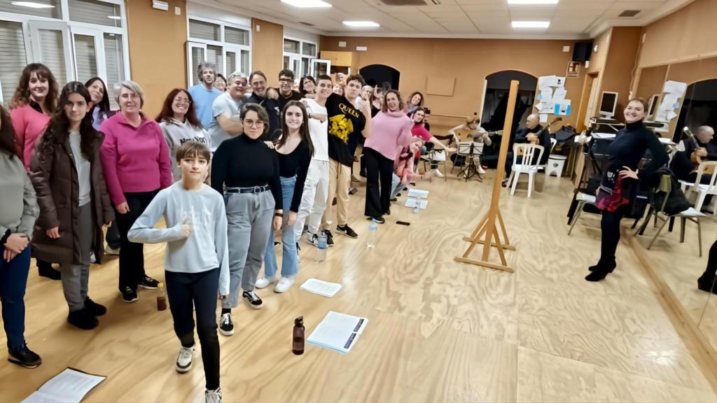 Otra imagen del coro.