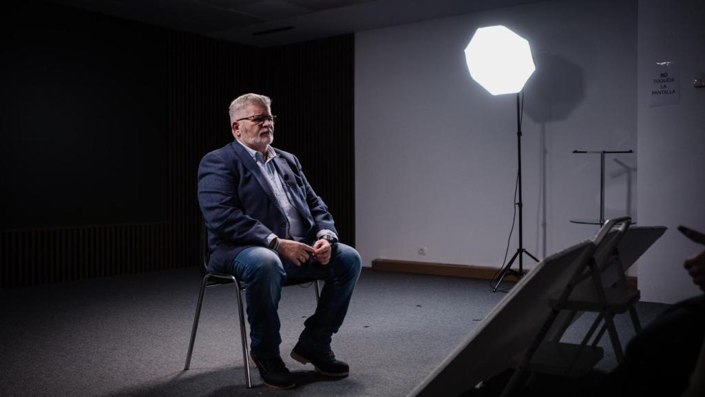 El espía, en la sede de EL ESPAÑOL.