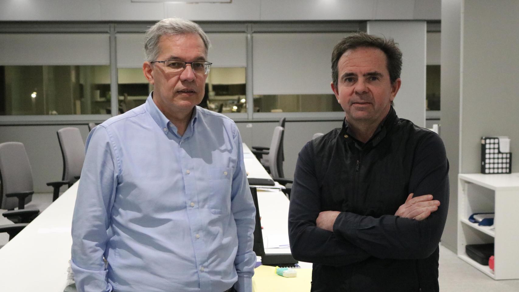 Fernando Martínez Altarriba y Antonio Lorén, dos de los responsable de la oficina de IDOM en Zaragoza