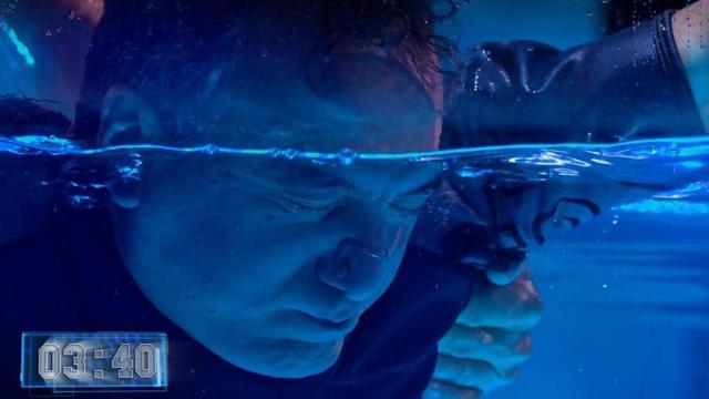 Roberto Brasero en la prueba de la apnea de ‘El Desafío’.