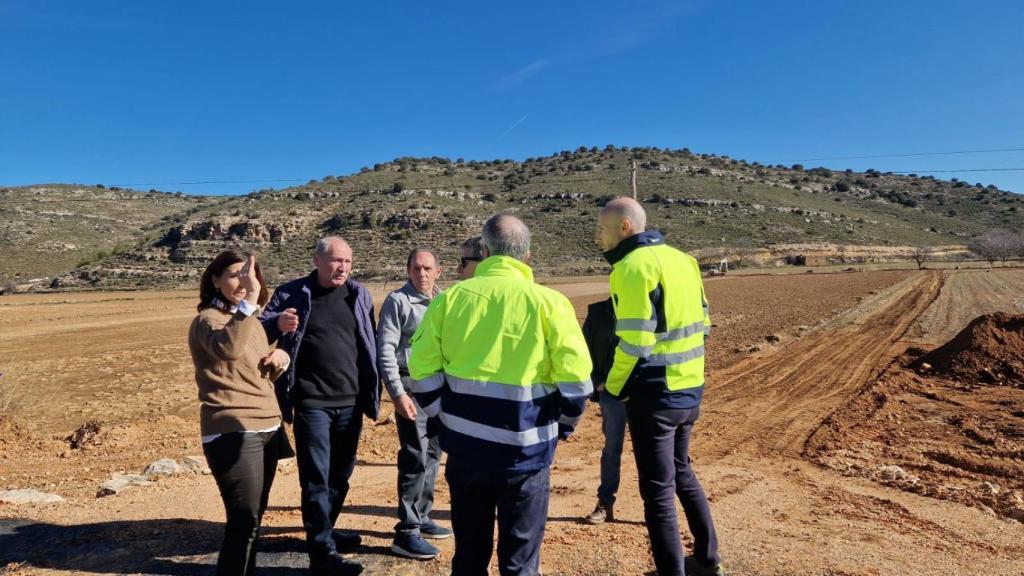 Visita a los trabajos de recuperación realizados en los municipios aragoneses dañados por la dana