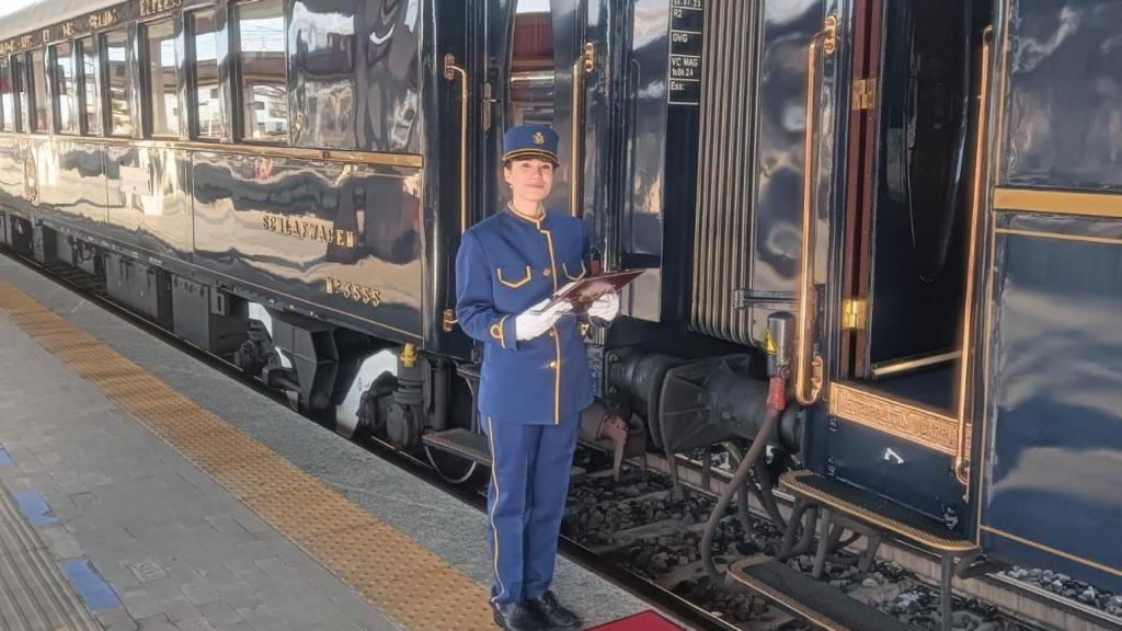 Irene Marco en el Orient Express.