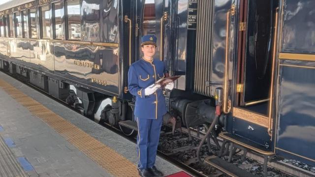 Irene Marco en el Orient Express.