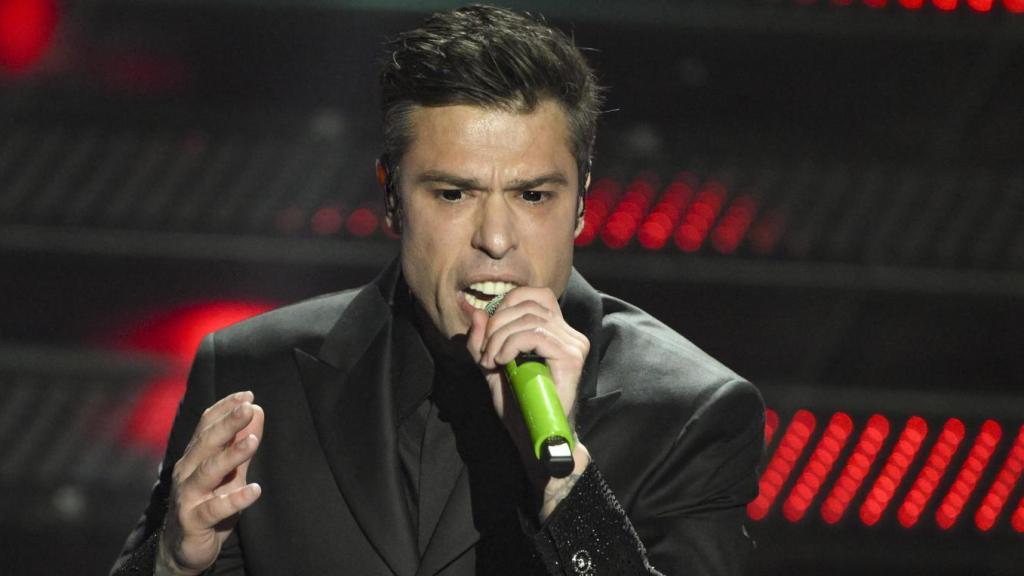 Fedez, concursante del Festival de Sanremo 2025.