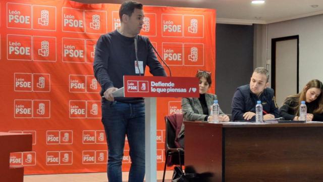 El secretario general del PSOE de León, Javier Alfonso Cendón.