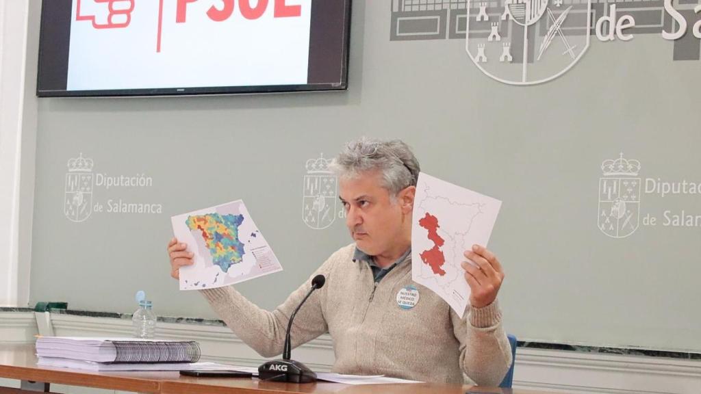 El portavoz socialista en la Diputación de Salamanca, Fernando Rubio