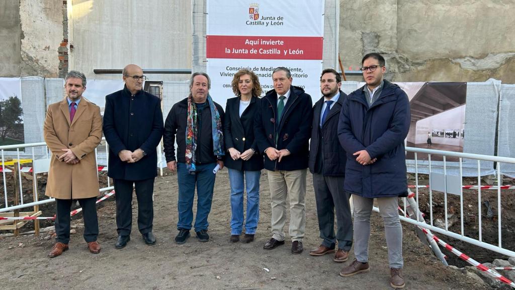 La directora general de Vivienda, Arquitectura y Urbanismo, María Pardo, visita las obras del Museo de Semana Santa de Zamora