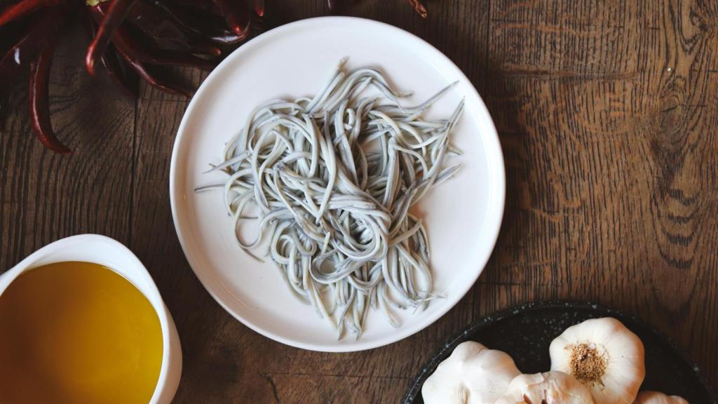 Angulas a la bilbaína.