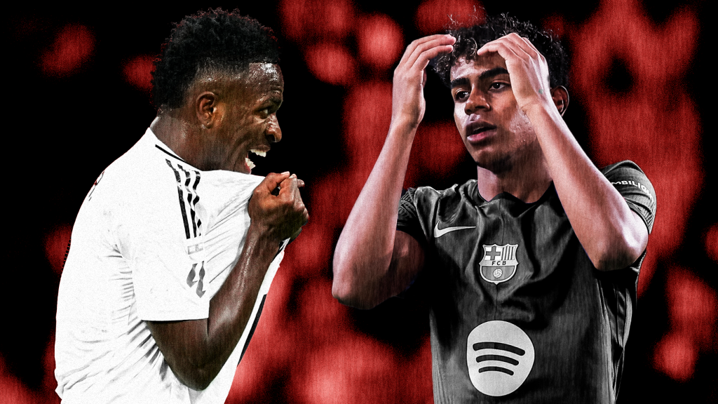 Vinicius Jr y Lamine Yamal, en un fotomontaje