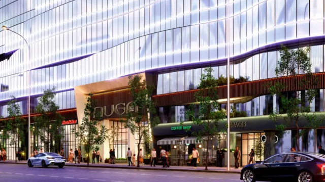 Una imagen de la futura fachada de Nuga Castellana.