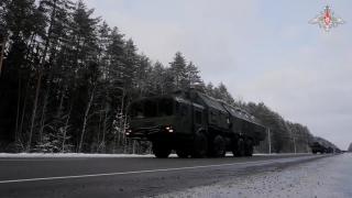 El ejército ruso hace maniobras con misiles Yars en Mari El.