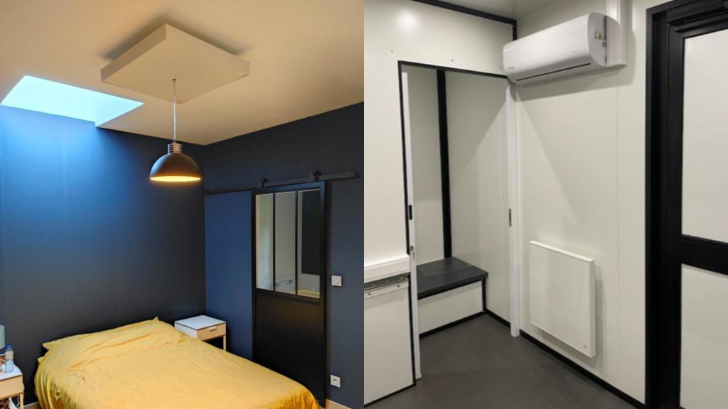 El sistema Aquilohm instalado en varias habitaciones de una casa.