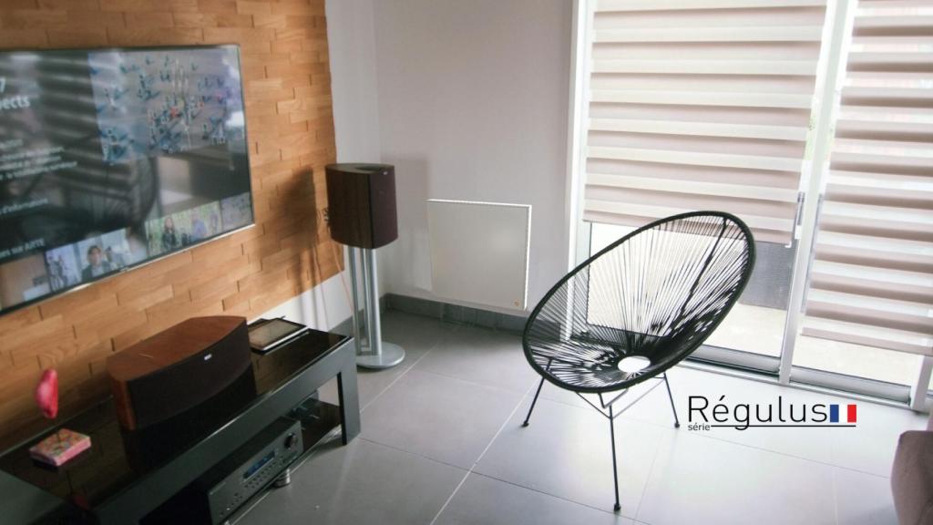 El sistema Aquilohm instalado en un salón.