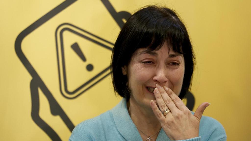 Toñi García, durante la presentación de la nueva asociación. Efe / Biel Aliño