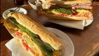 Bocadillo de Racó Casa Tere, restaurante recomendado por los camioneros. EE