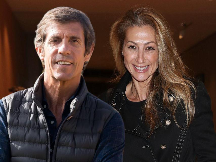 Mónica Pont junto a su expareja, Javier Moro.