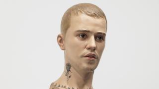 'Justin Bieber Head', 2023. Foto: Courtesy of the artist and carlier | gebauer © Paul Pfeiffer, Bilbao, 2024 Courtesy the artist; Paula Cooper Gallery, New York; carlier | gebauer, Berlin/Madrid; Perrotin; and Thomas Dane Gallery, London. Photo by Zak Kelley