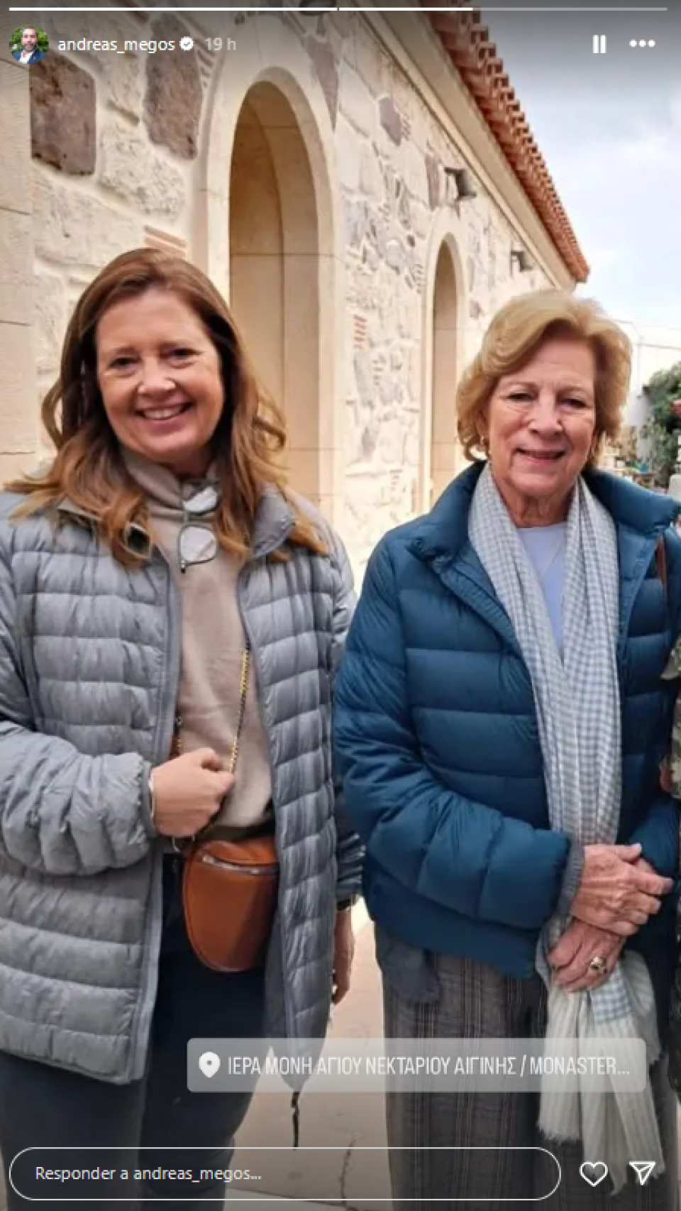 Ana María de Grecia y su hija Alexia.
