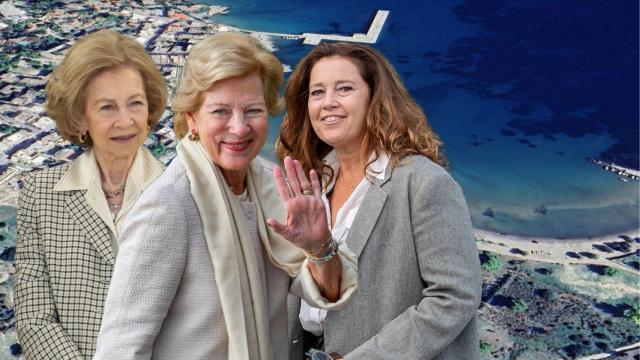 La familia de la emérita Sofía se ha dado cita en la isla griega de Egina.