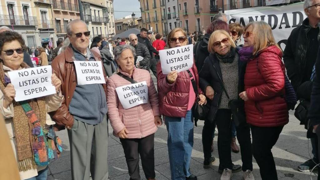 Imagen de la protesta.