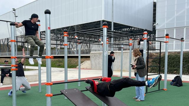 Nuevo espacio para la práctica de calistenia en la Ciudad Deportiva Lazarillo
