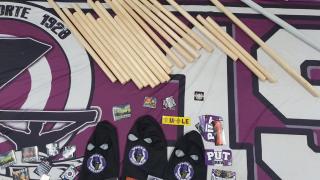 Efectos incautados al grupo de ultras en Valladolid