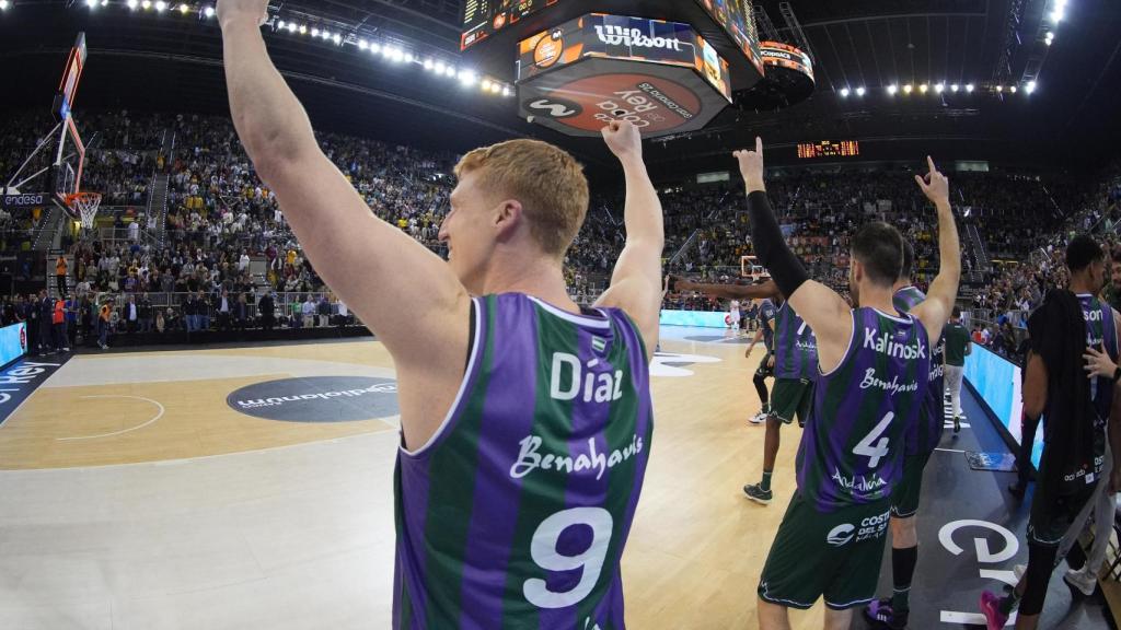 Unicaja celebra su tercera Copa del Rey de baloncesto