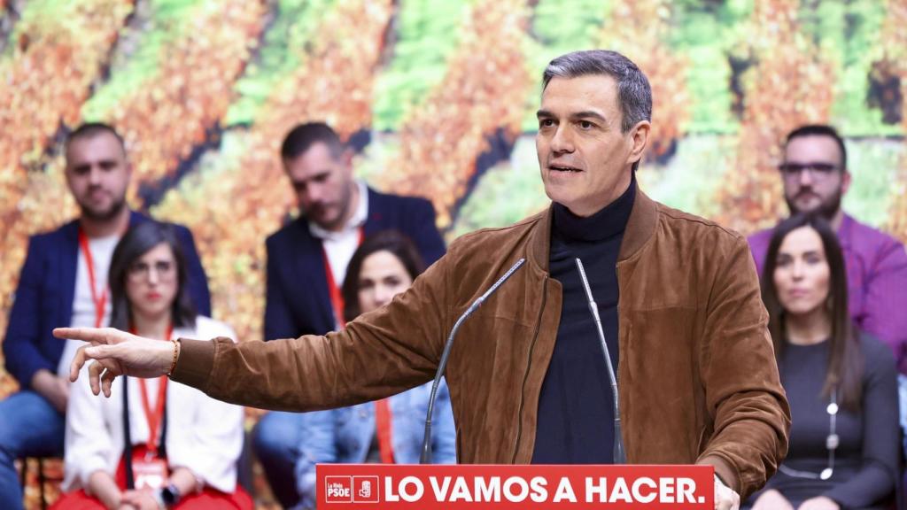 El presidente del Gobierno, Pedro Sánchez, este sábado.