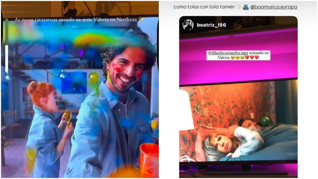 Capturas de las stories de Fillas de Cassandra.