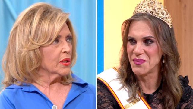 Lydia Lozano y Daniela Vallejo, Miss Trans 2025, en 'Mañaneros'.