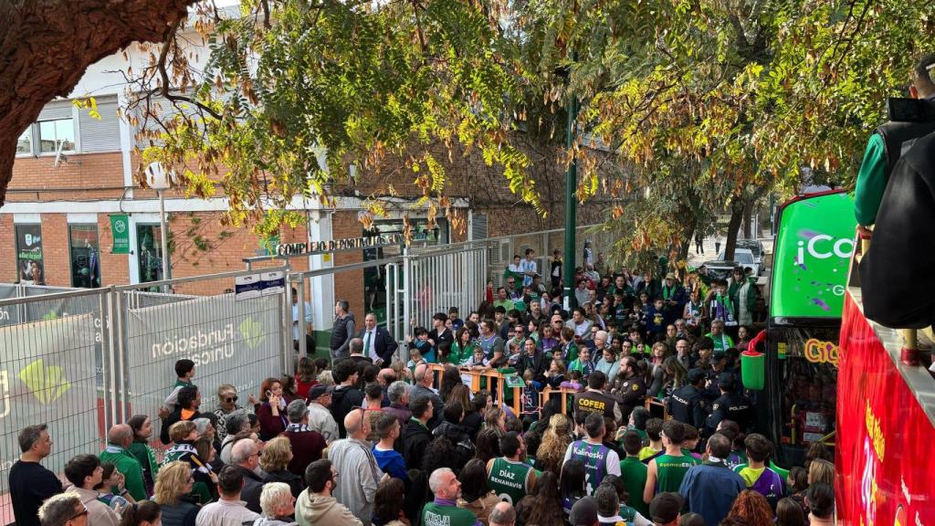 Fiesta del Unicaja en Málaga.