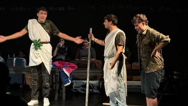 El montaje de 'Lisístrata. Occupy Acrópolis'.