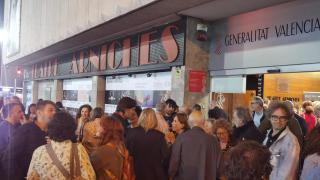 El numeroso público asistente a uno de los pases de la última Muestra de Teatro en Alicante.