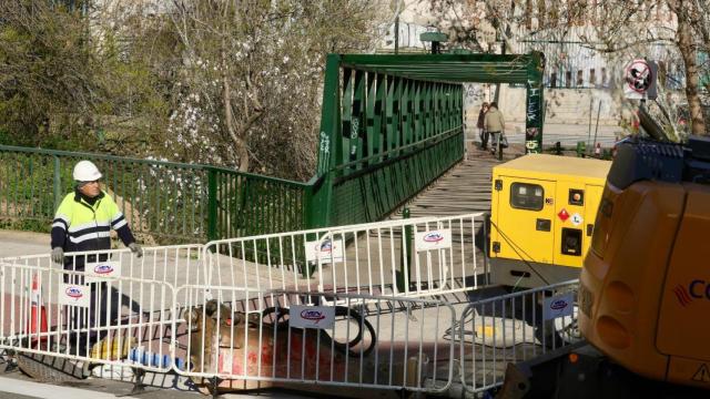 El avance de las obras del Huerva, en Zaragoza.