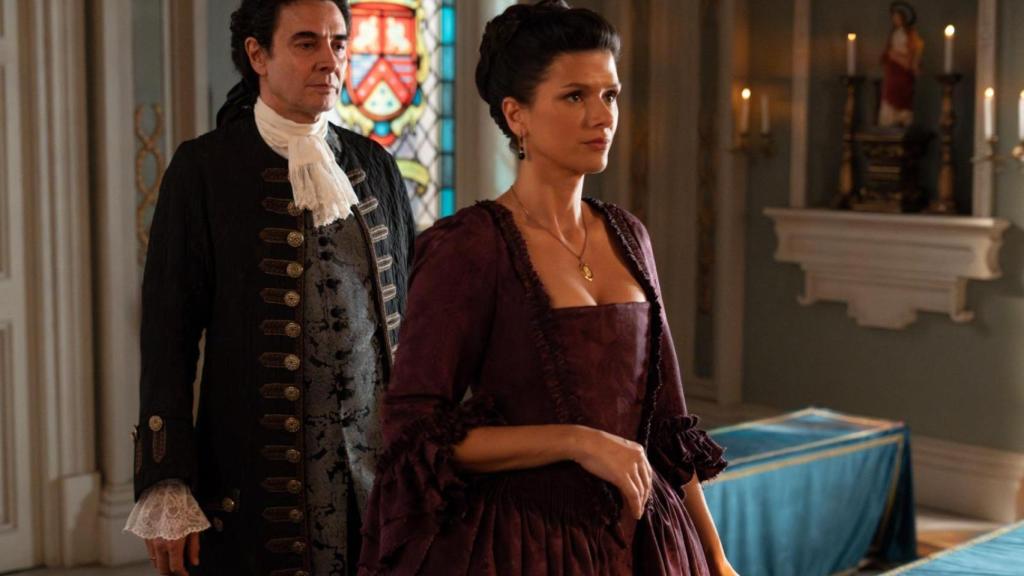 José Luis y Victoria (José Manuel Seda y Sabela Arán) en 'Valle Salvaje'.