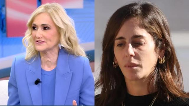 Cristina Cifuentes en 'El programa de Ana Rosa' y Anabel Pantoja en una imagen de archivo.
