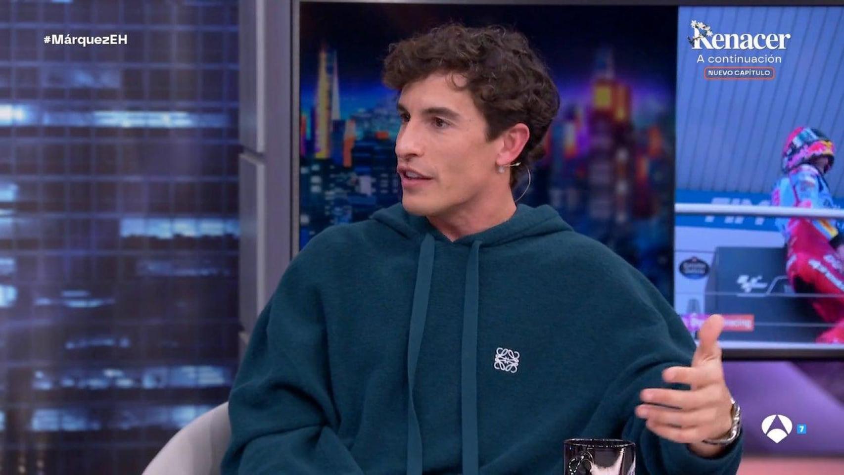 Marc Márquez en 'El Hormiguero'.