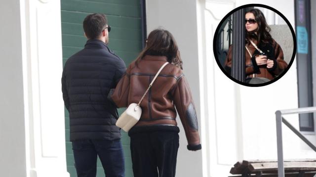 Ana de Armas, junto a Manuel Anido Cuesta, en Madrid.